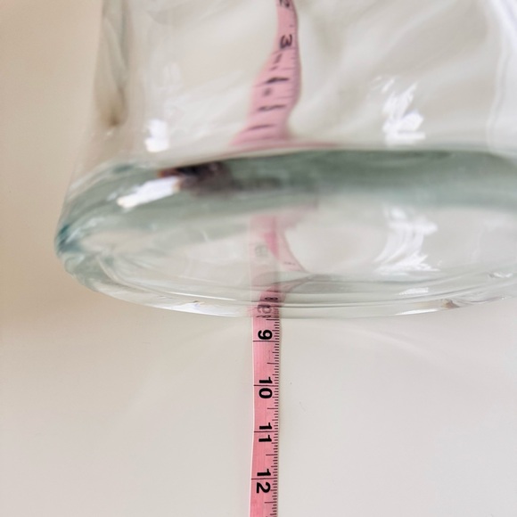 TOSCANY PERIGNON Handblown Concave Optic Ice or Wine/Champagne Bucket Glass Vase - Picture 12 of 14